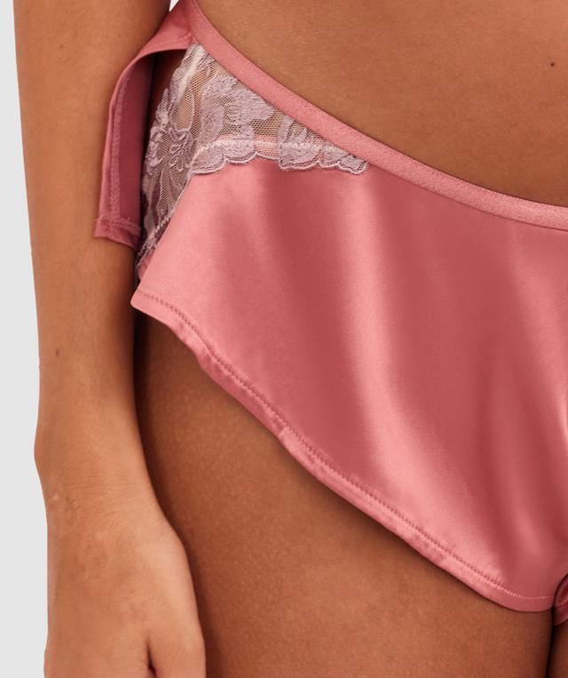Night Games Bare All French Knicker - Rose/Lilac