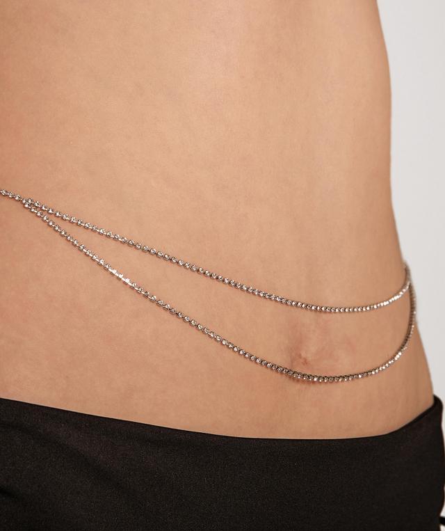 Night Games Belt With Chains - Crystals