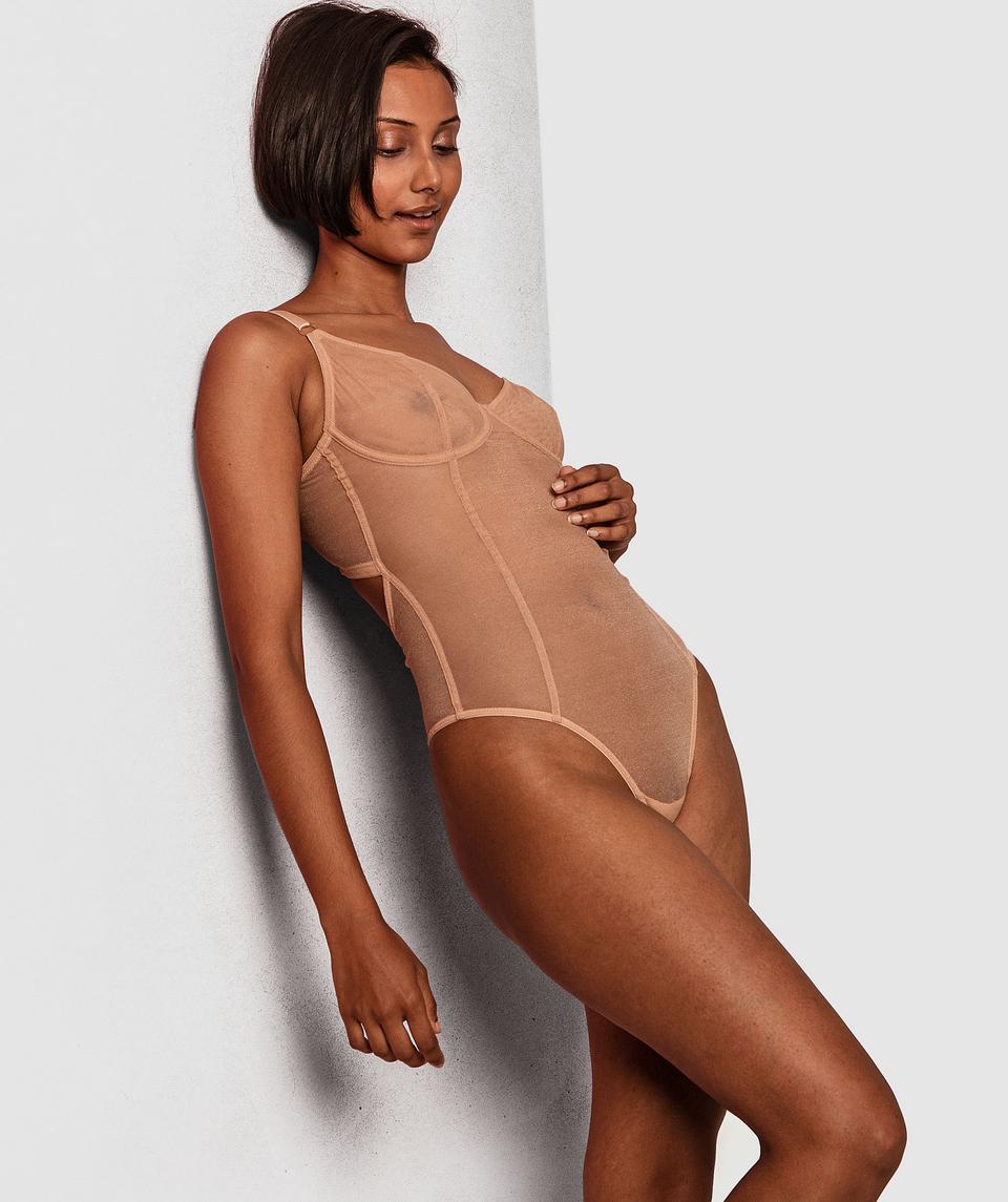 Night Games Beyond Basics Bodysuit - Nude 3