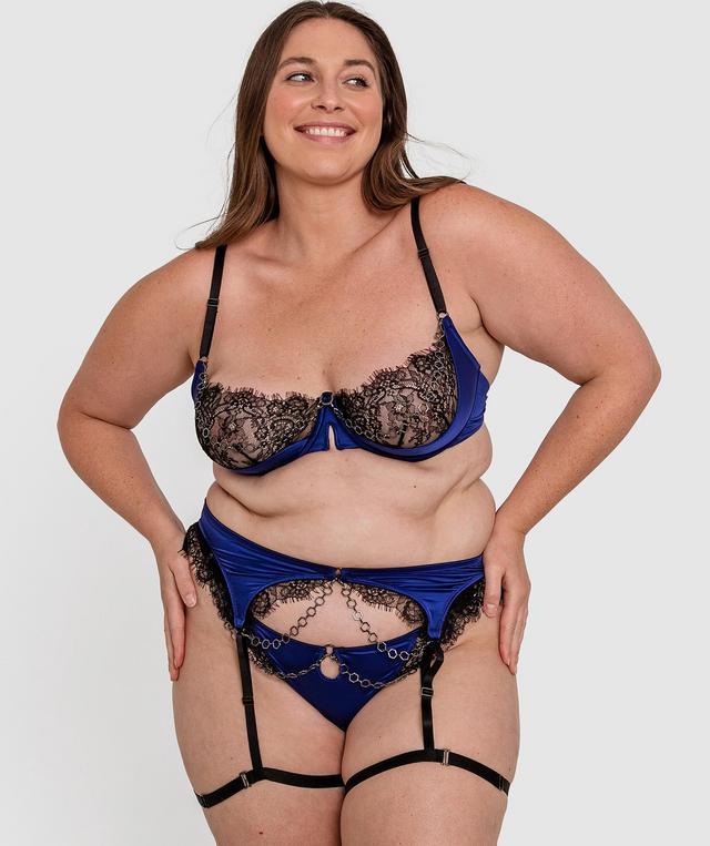 Night Games Blue Lagoon Suspender - Navy