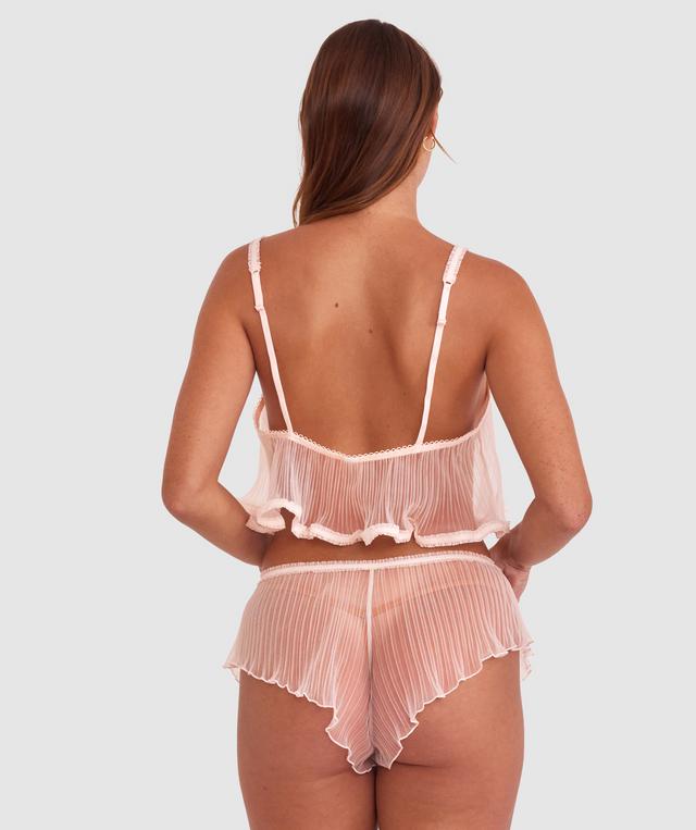 Night Games Blushing French Knicker - Light Pink