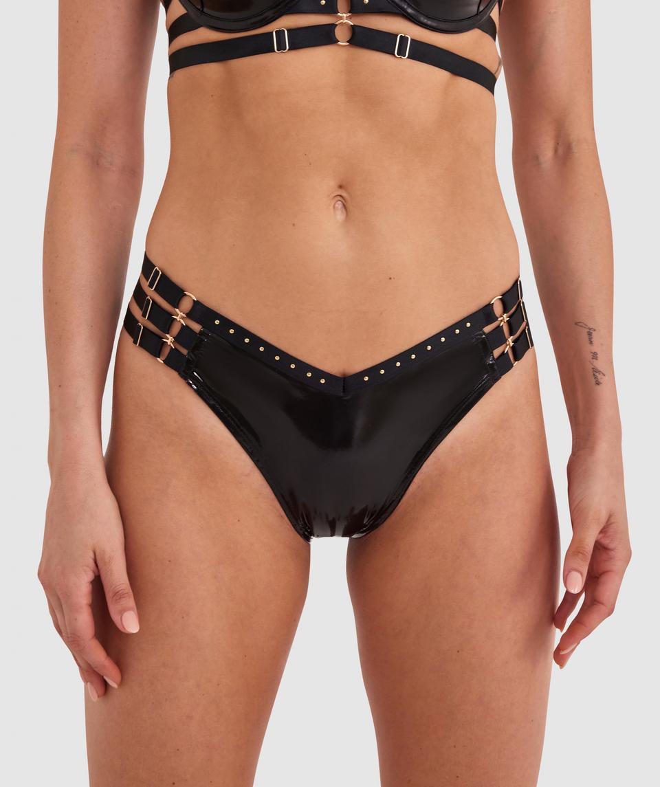 Night Games Bondage Bae Hott Pant - Black