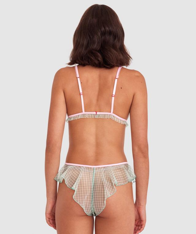 Night Games Bottomless Brunch Bralette - Light Pink/ Mint Green