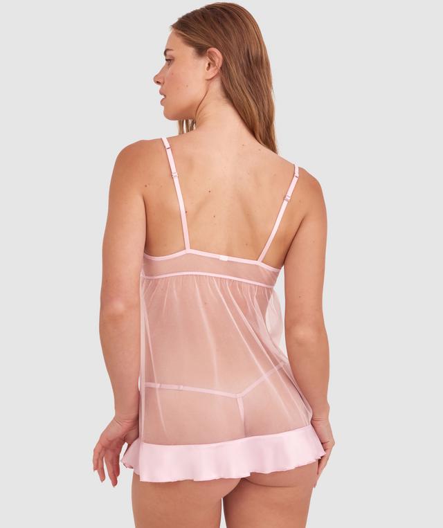 Night Games Candy Shop Babydoll & String - Blush Pink