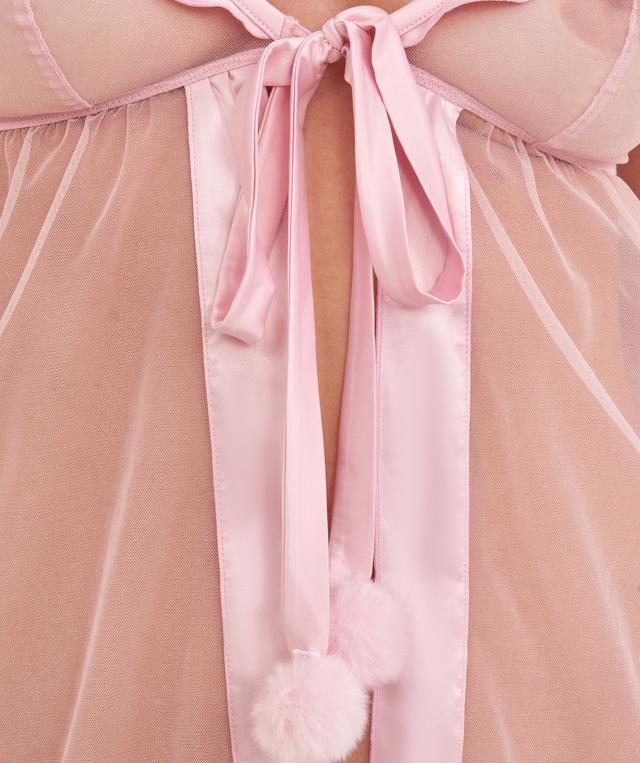 Night Games Candy Shop Babydoll & String - Blush Pink