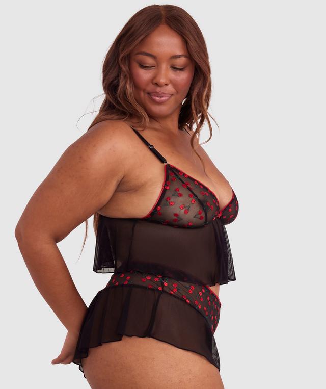 Night Games Cherry Pop Cami - Black