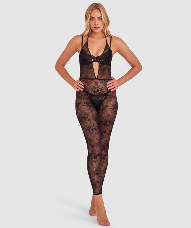 Night Games Class Act Jumpsuit - Black
