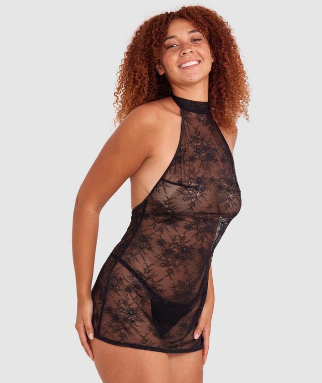 Night Games Class Act Mini Dress - Black