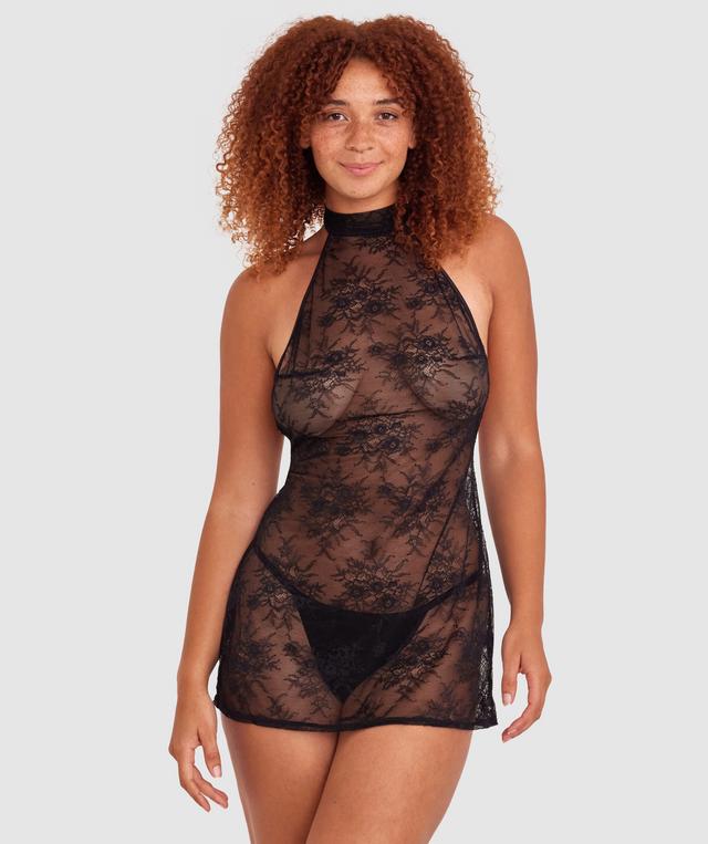 Night Games Class Act Mini Dress - Black