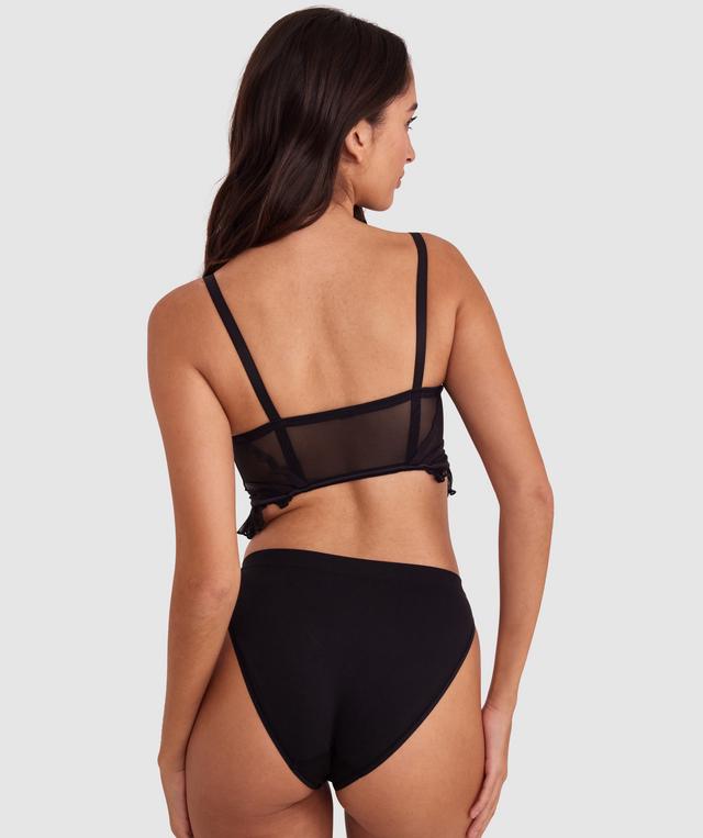 Night Games Com-pleat Me Push Up Corset - Black