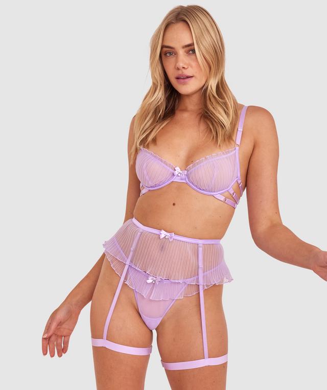 Night Games Com-pleat Me Suspender - Light Purple