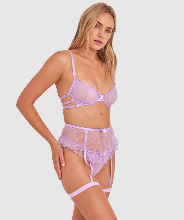Night Games Com-pleat Me Suspender - Light Purple