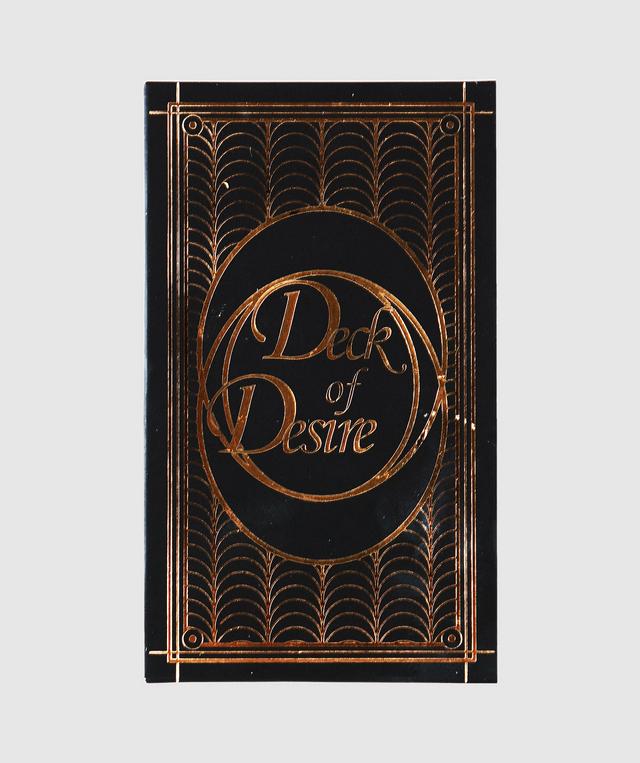 Night Games Deck Of Desire Card Game - Black/Rose