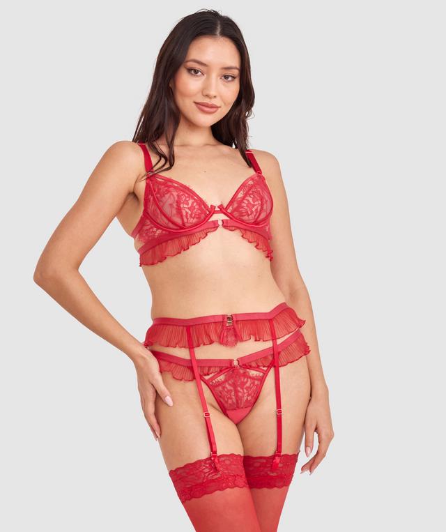 Night Games Deja Vu Suspender - Red