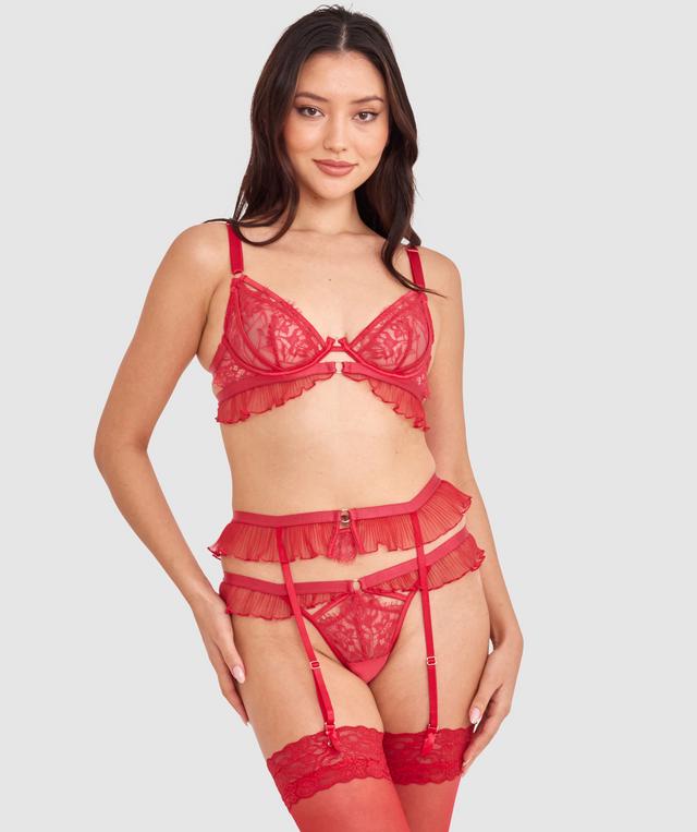 Night Games Deja Vu Suspender - Red