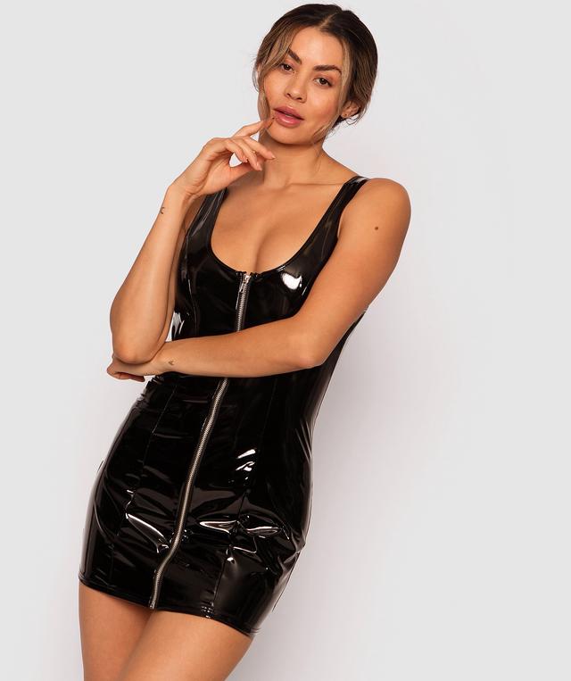 Night Games Domme Dress - Black