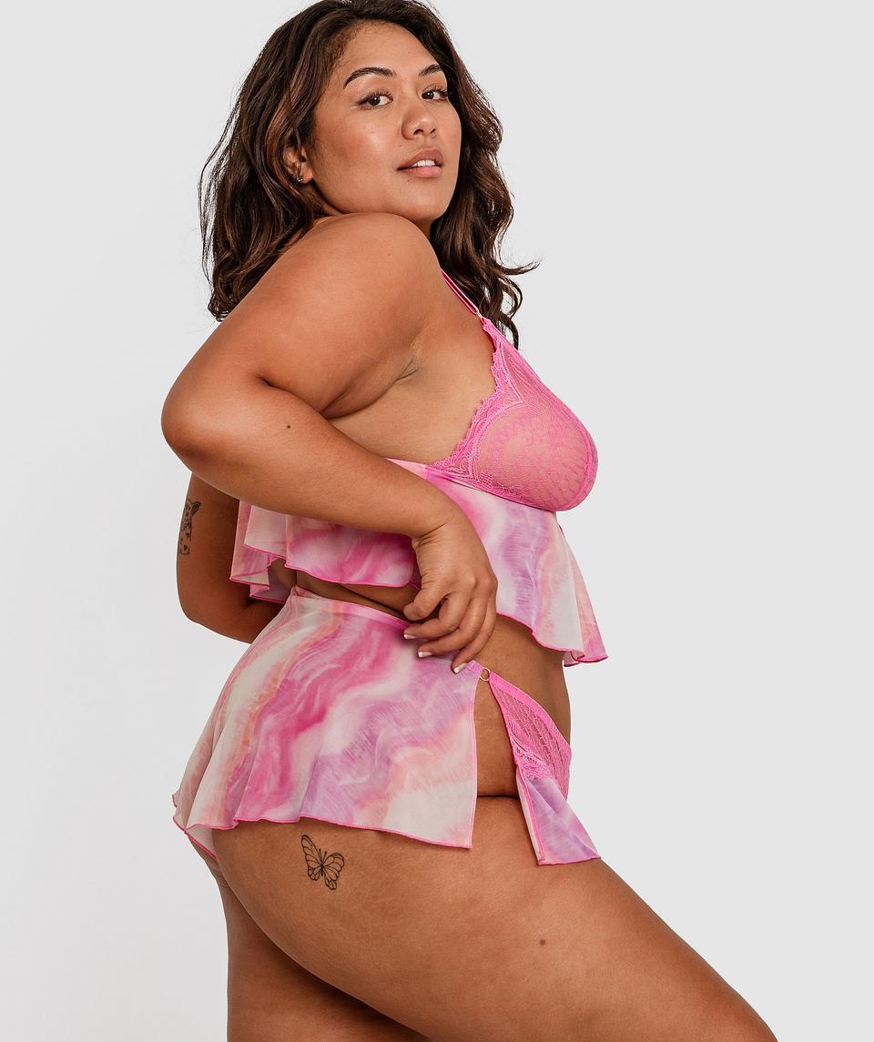Night Games Dreamy French Knicker - Multicolour