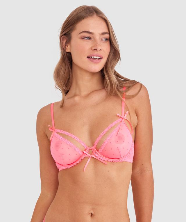 Night Games Dusk Till Dawn Unlined String Set - Pink