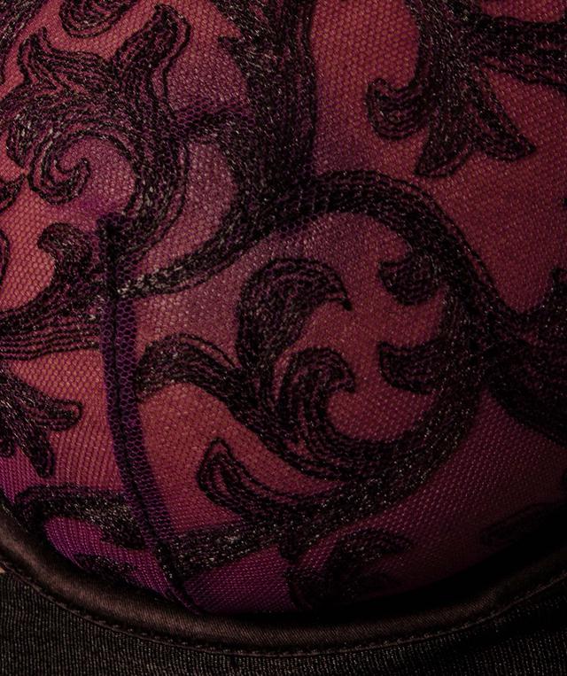 Night Games Electra Fling Underwire Soft Cup Bra - Dark Purple