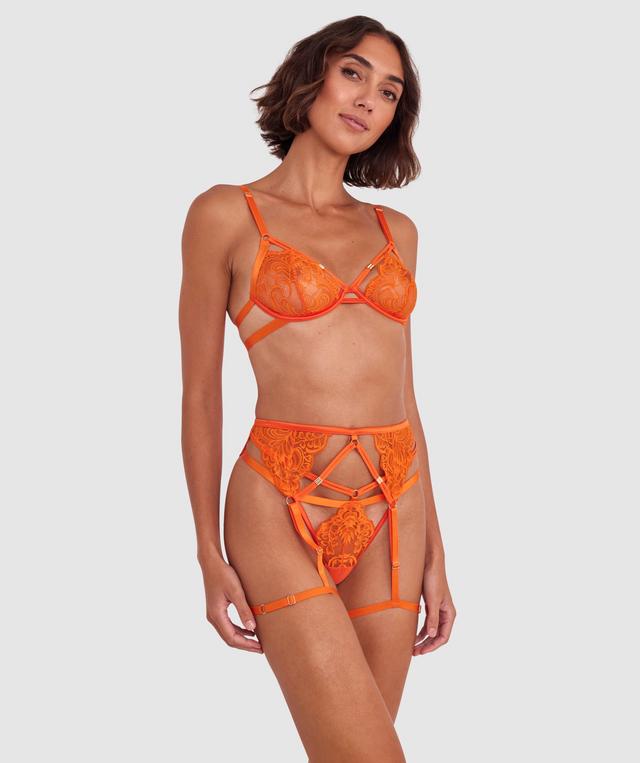 Night Games Fantasy Suspender - Orange