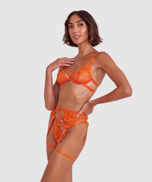 Night Games Fantasy Suspender - Orange