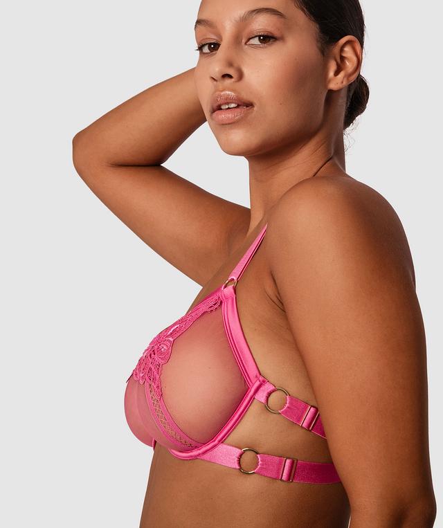 Night Games Fantasy Underwire Bra - Pink