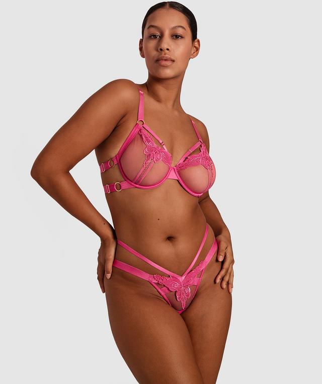 Night Games Fantasy Underwire Bra - Pink