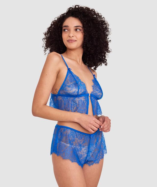 Night Games Feeling Nauti French Knicker - Dark Blue