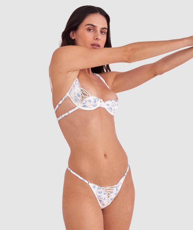 Night Games Fine Dining Bra - Print