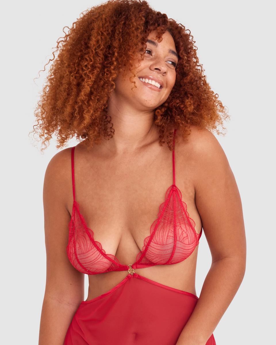 Night Games Foxi Slip - Red