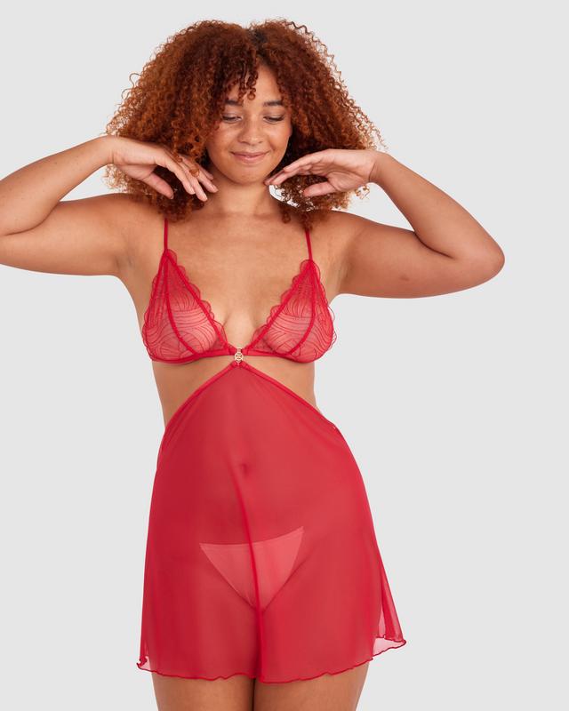 Night Games Foxi Slip - Red