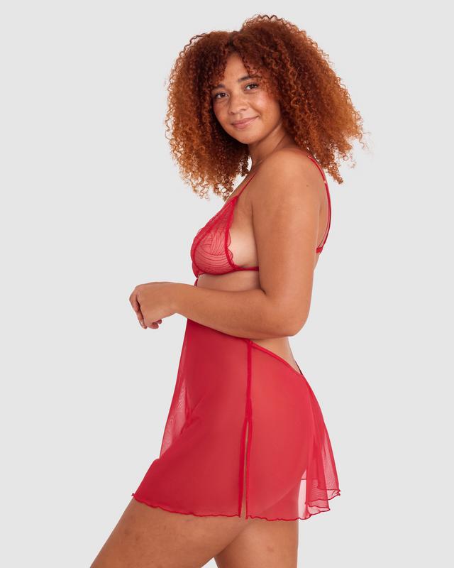 Night Games Foxi Slip - Red