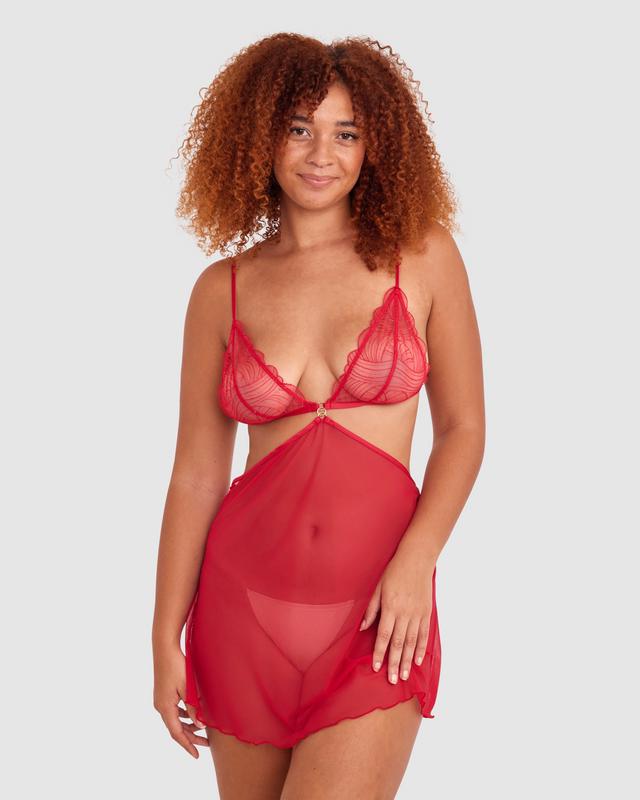 Night Games Foxi Slip - Red