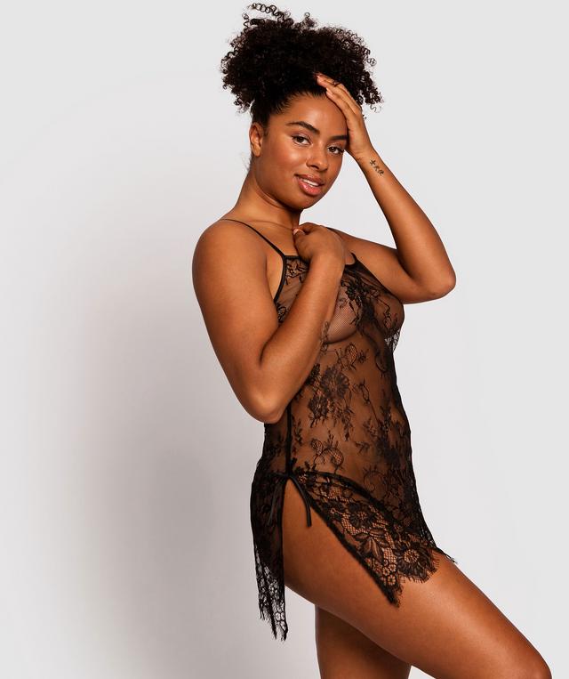 Night Games Gabriela Slip - Black