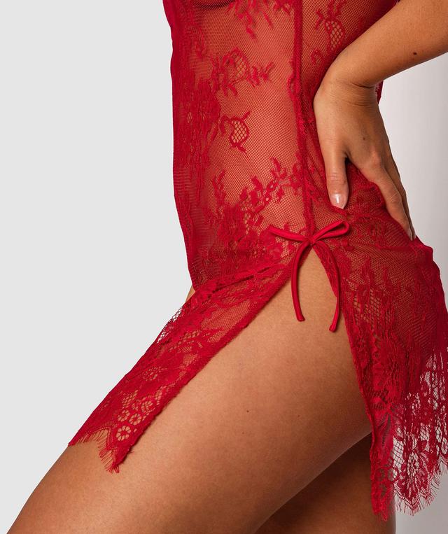 Night Games Gabriela Slip - Red