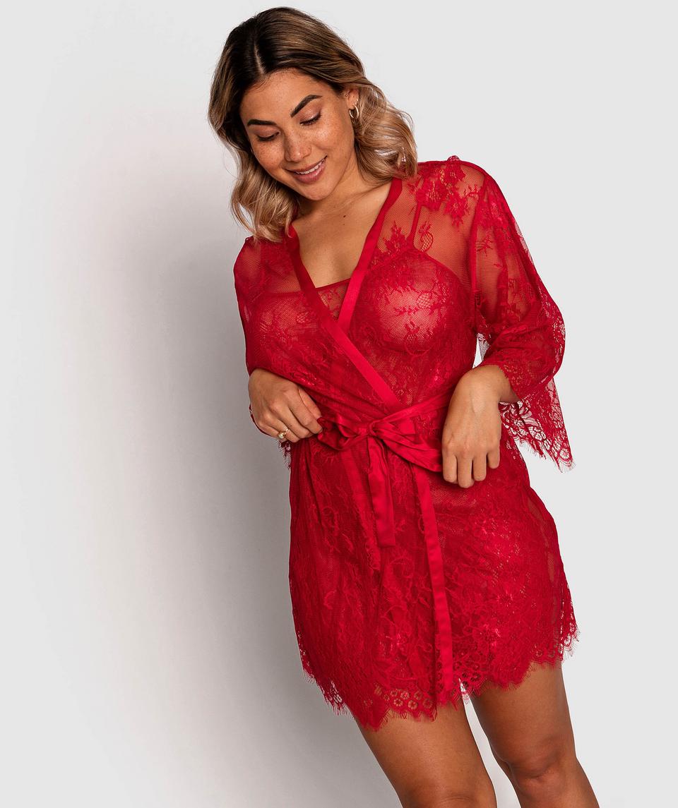 Night Games Gabriela Wrap - Red