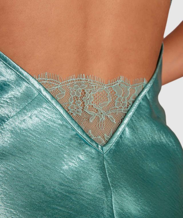 Night Games Glimmer Slip - Aqua