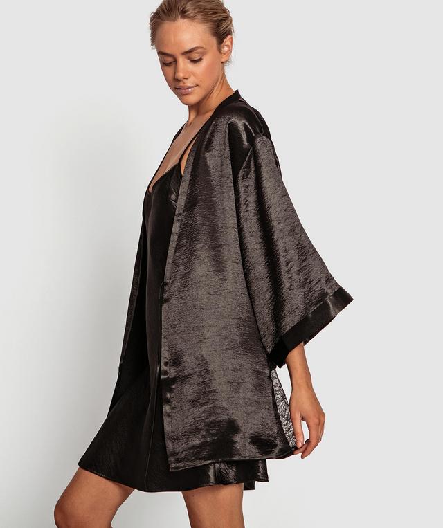 Night Games Glimmer Wrap - Black