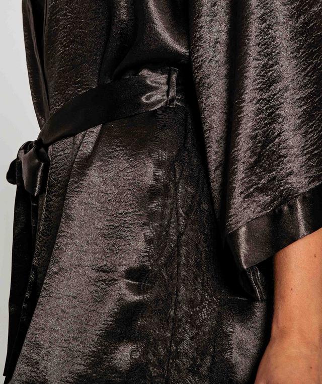 Night Games Glimmer Wrap - Black