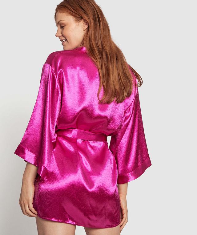 Night Games Glimmer Wrap - Fuchsia Pink