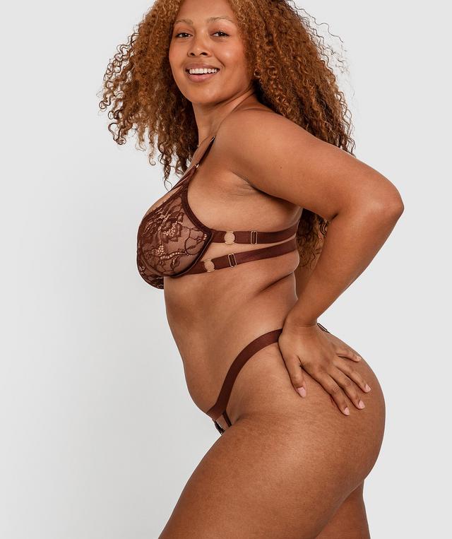 Night Games Good Vibes Soft Cup Underwire & Mini V Set - Nude 6