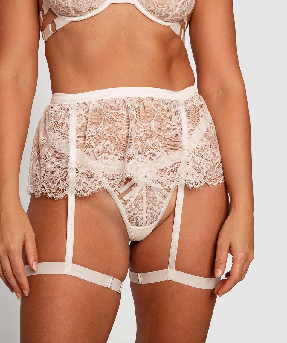 Night Games Good Vibes Suspender - Ivory