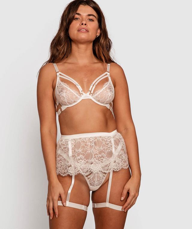 Night Games Good Vibes Suspender - Ivory