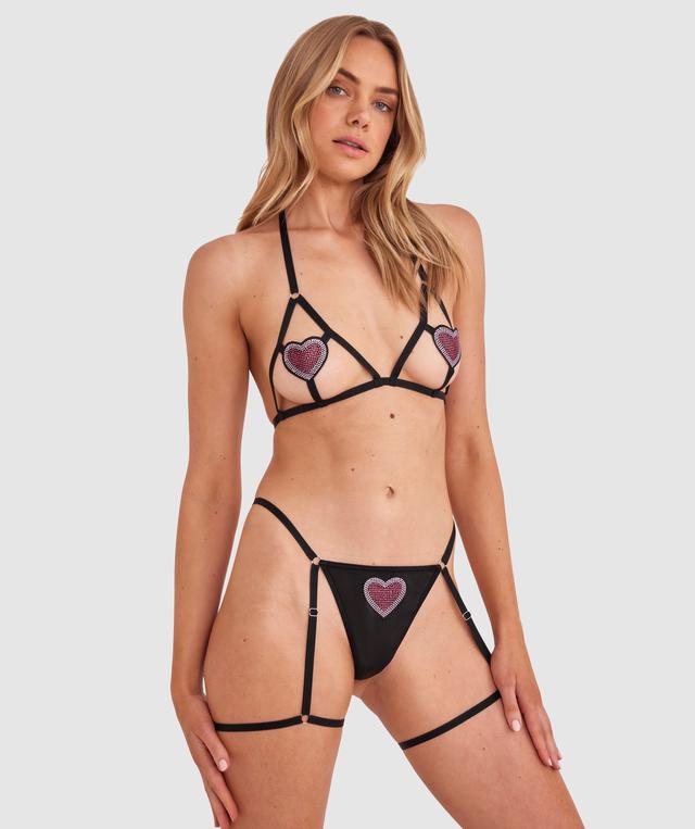 Night Games Heart Breaker Set - Black
