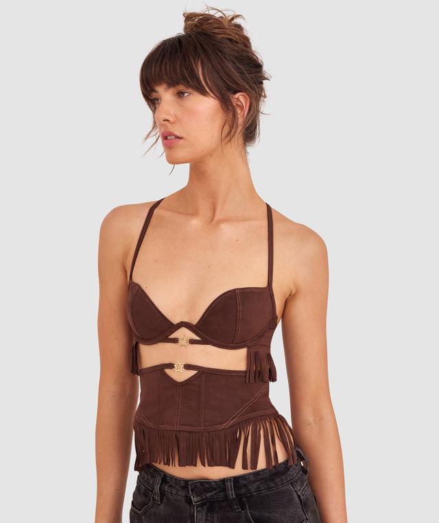 Night Games Howdy Waspie - Dark Brown