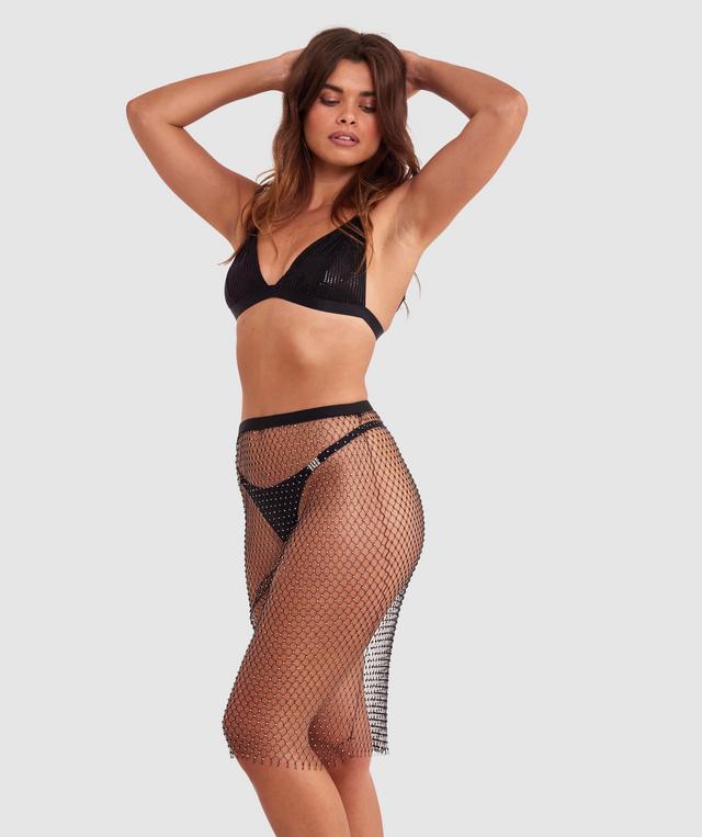Night Games Krystal Skirt - Black