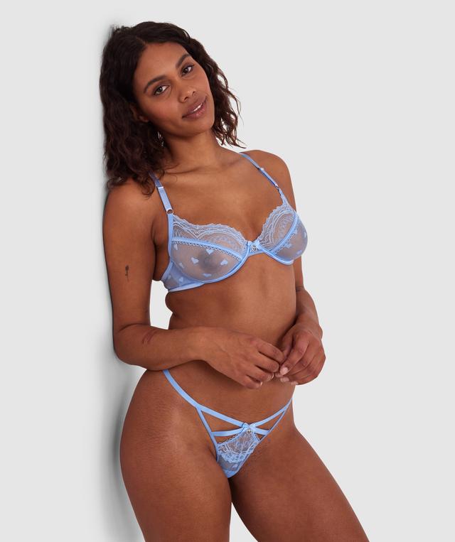 Night Games Love Fool Soft Cup & Mini V Set - Sky Blue