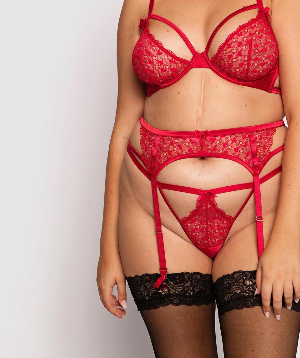 Lulu Suspender - Red