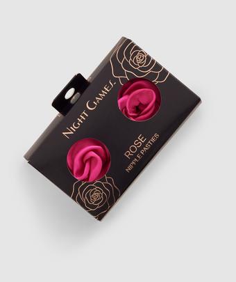 Night Games Lust In Bloom Nipple Covers - Rose (Rose)