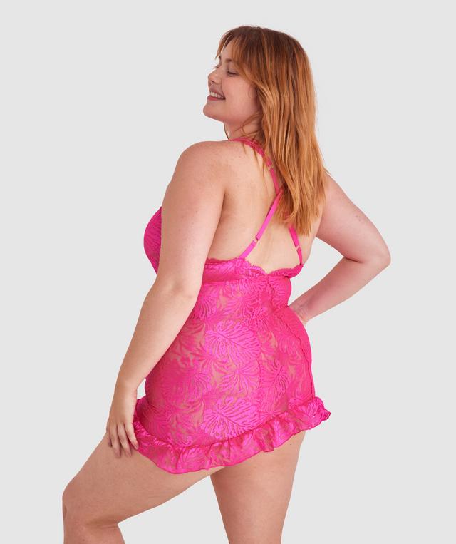 Night Games Malibu Nights Slip Dress - Hyperpink